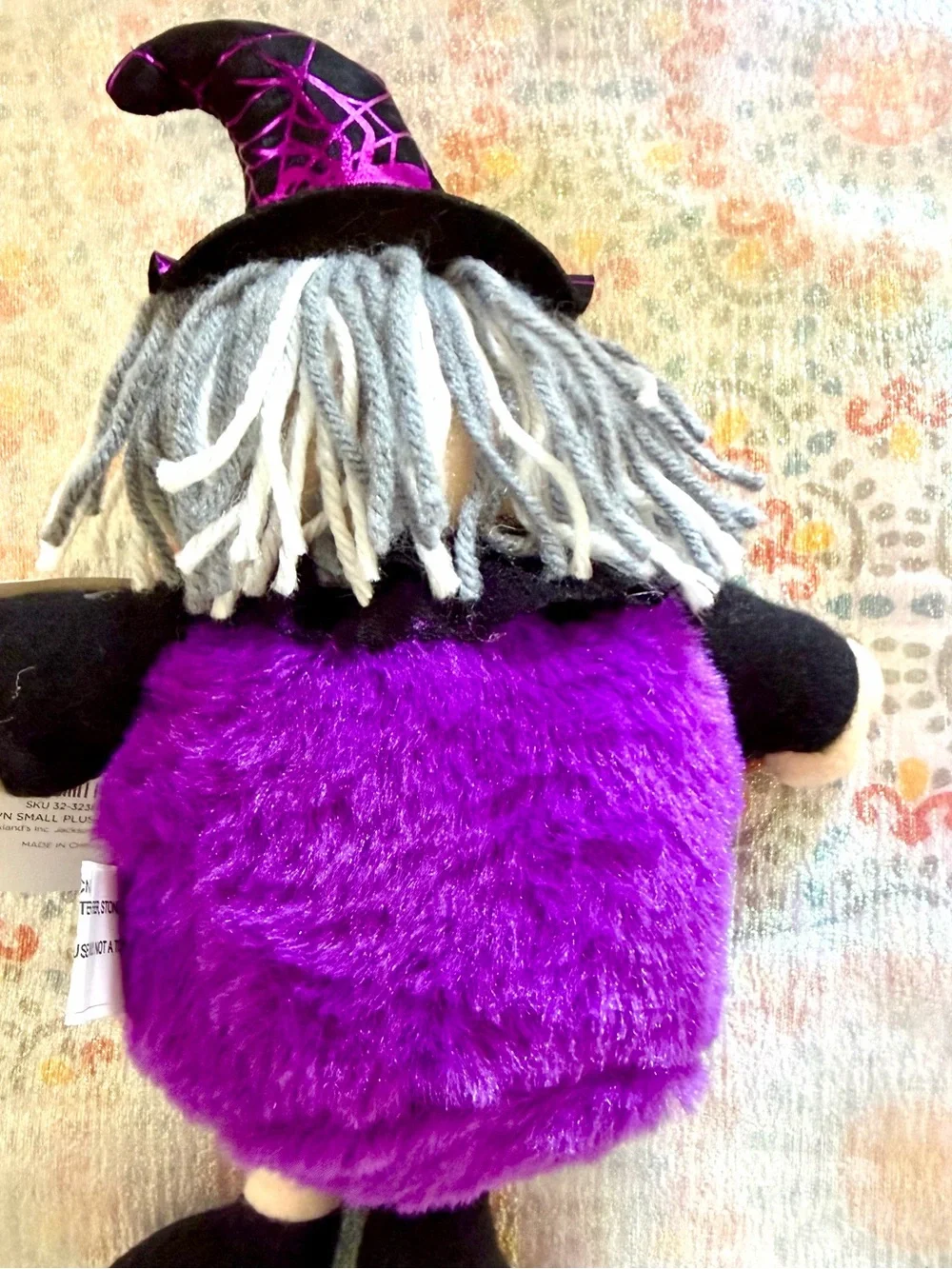 Kirkland’s Home Purple & Black Witch Plush Doll